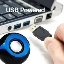 Altavoces estéreo multimedia USB Argom Orbit azules A00123