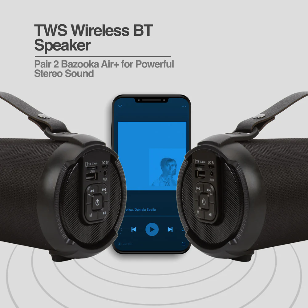 Altavoz inalámbrico BT TWS Argom Bazooka Air+ Beats A00602