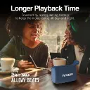 Altavoz inalámbrico portátil con resistencia al agua IPX5 Argom BoogieLink azul A00692