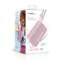 Altavoz inalámbrico portátil con resistencia al agua IPX5 Argom BoogieLink rosa A00693