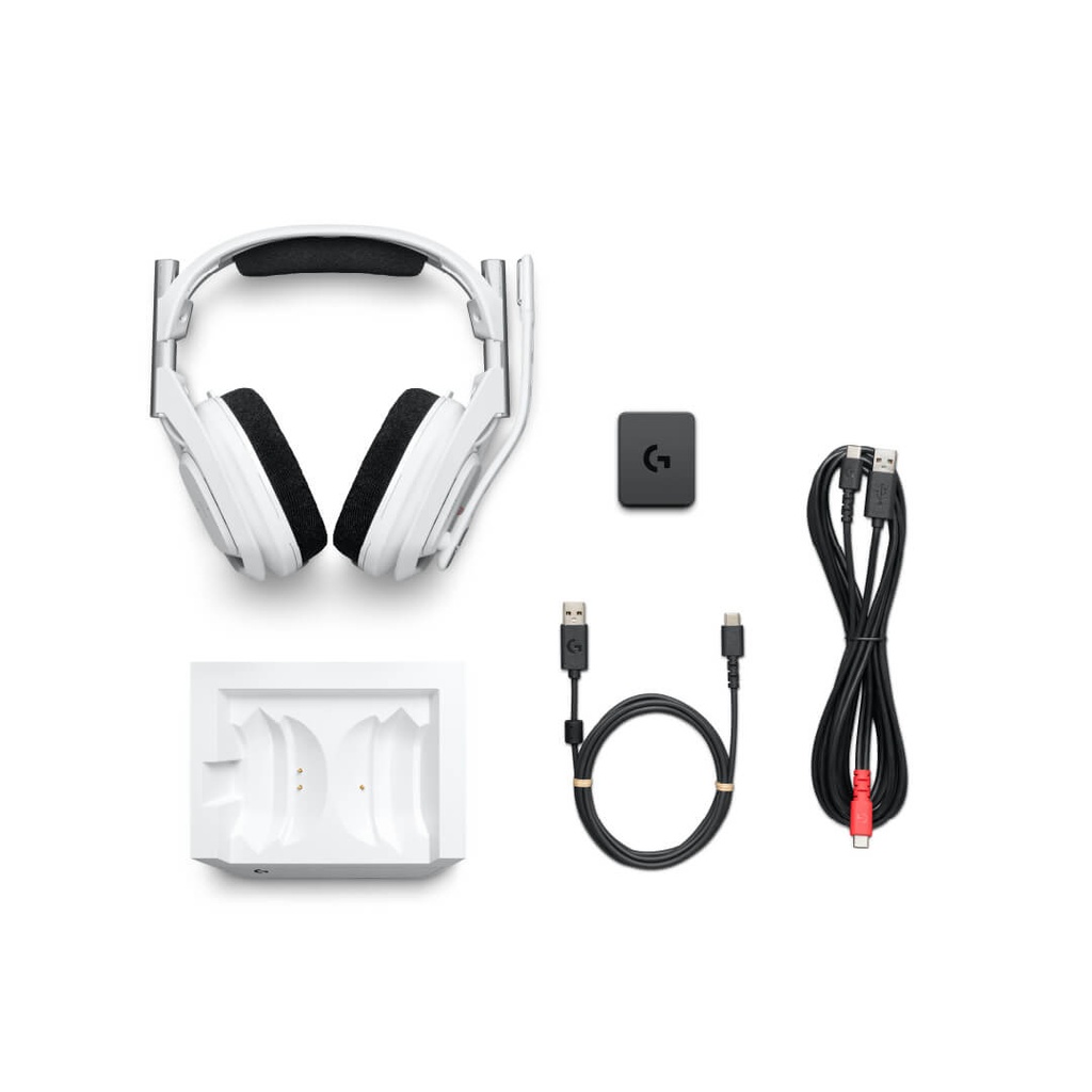 Audífonos Diadema Gaming Astro A50X Blanco Inalámb/Base de Carga/Xbox/PlayStation/PC