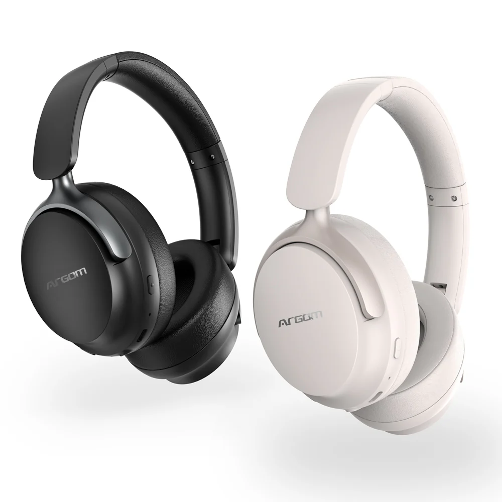 Auriculares inalámbricos BT con cancelación activa de ruido ANC Argom Ultimate Sound Zone blancos A00734