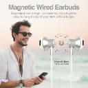 Auriculares magnéticos blancos USB-C Argom Ultimate Sound Aura A00700