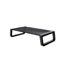 Base Soporte Para Monitor en Cristal Templado Trust Monta Negro