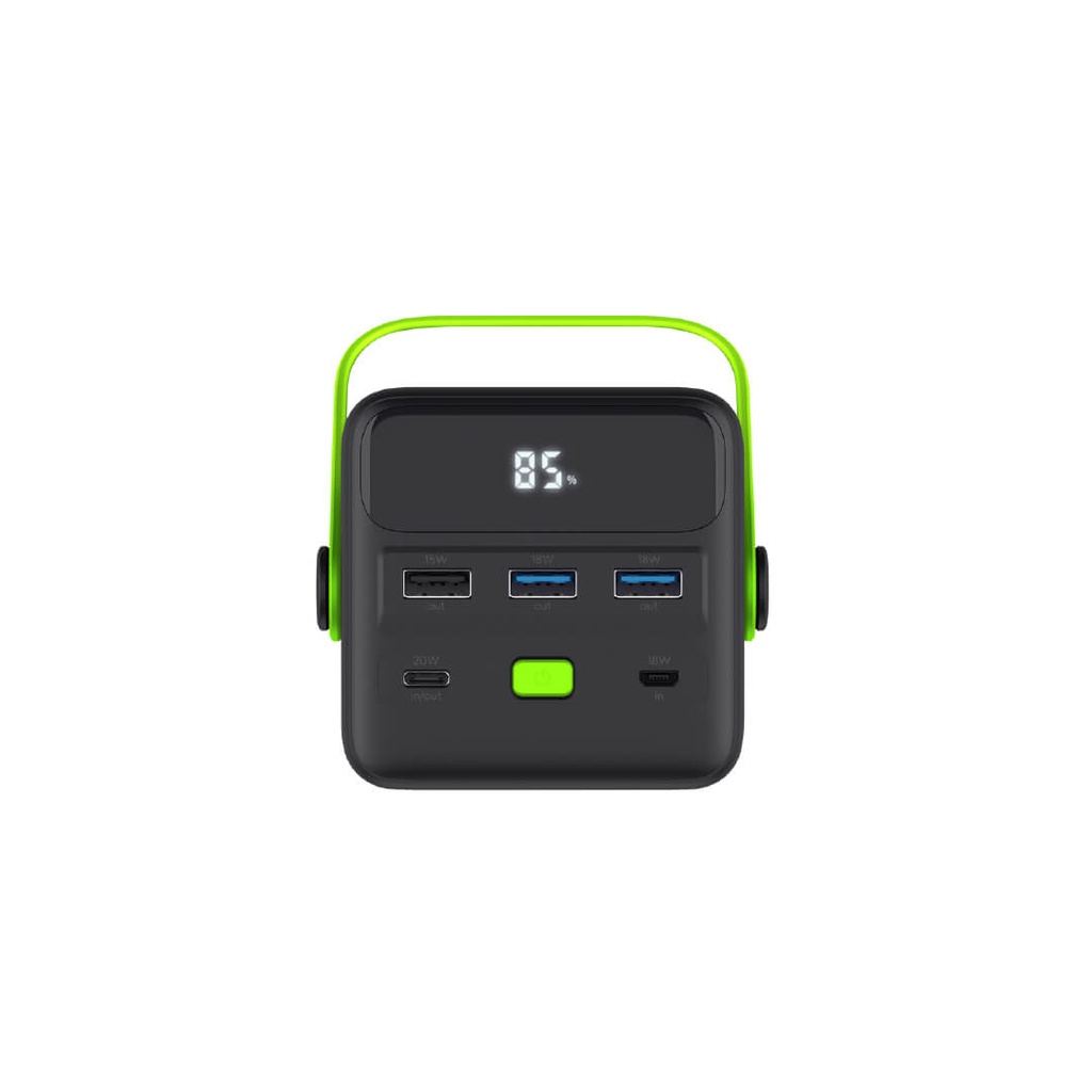 Bateria Portatil Trust Redoh 50.000 Mah Verde  Carga Rapida # Parte 25196