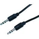 Cable de audio macho / macho 3,5mm x 1 metro Argom A00016
