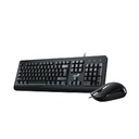 Combo Genius Teclado + Mouse KM-160 Negro Alambrico