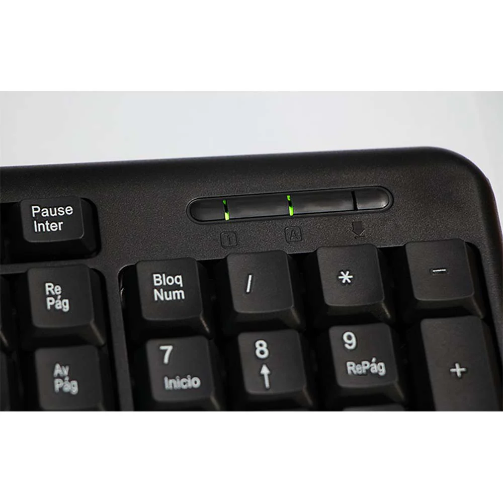 Combo teclado y mouse clásico USB distribución en español Argom A00056