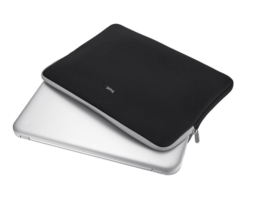 Funda para Portatil o Tablet  Trust Primo Soft Sleeve 15.6 Pulgadas Con Cremallera Negra