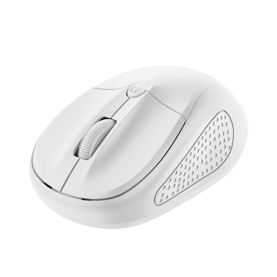 Mouse Inalambrico Trust Primo Blanco Mate
