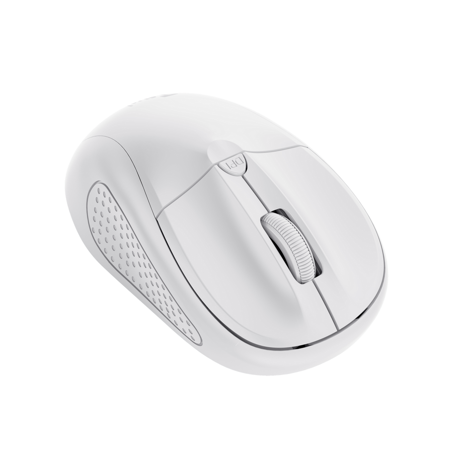 Mouse Inalambrico Trust Primo Blanco Mate