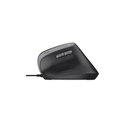 Mouse Trust Bayo II Alámbrico Diseño Vertical Negro