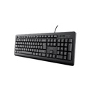 Teclado Alambrico Trust Primo con Teclas Silenciosas y Resistente a los Derrames