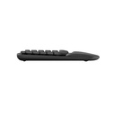 Teclado Logitech Wave Ergonomico Grafito Bluetooth - Inalámbrico