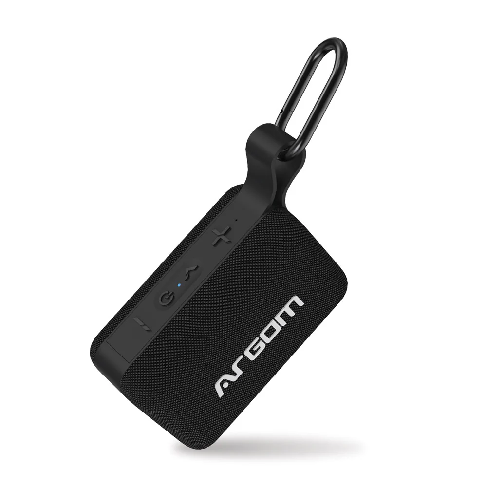 Altavoz inalámbrico portátil con resistencia al agua IPX5 Argom BoogieLink negro A00691