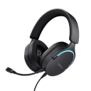 Audifono Diadema Trust Gxt 490 Fayzo Negra Gamer Sonido 7.1 USB con Cancelacion de ruido en microfono compatible con PC, PS4 y PS5