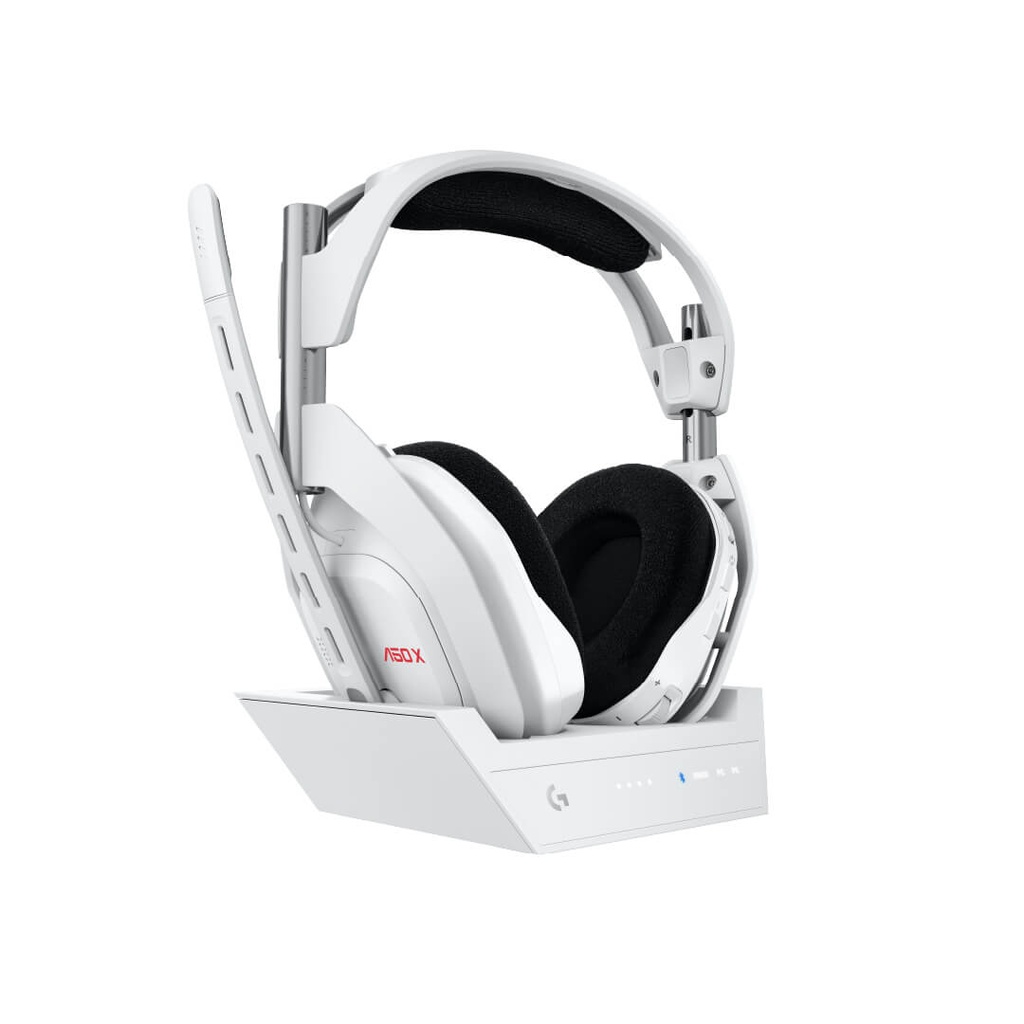 [21037] Audífonos Diadema Gaming Astro A50X Blanco Inalámb/Base de Carga/Xbox/PlayStation/PC