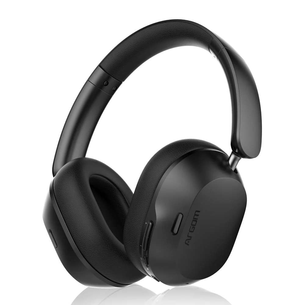 Auriculares inalámbricos BT con cancelación activa de ruido híbrida Argom Ultimate Sound Spatial negros A00737