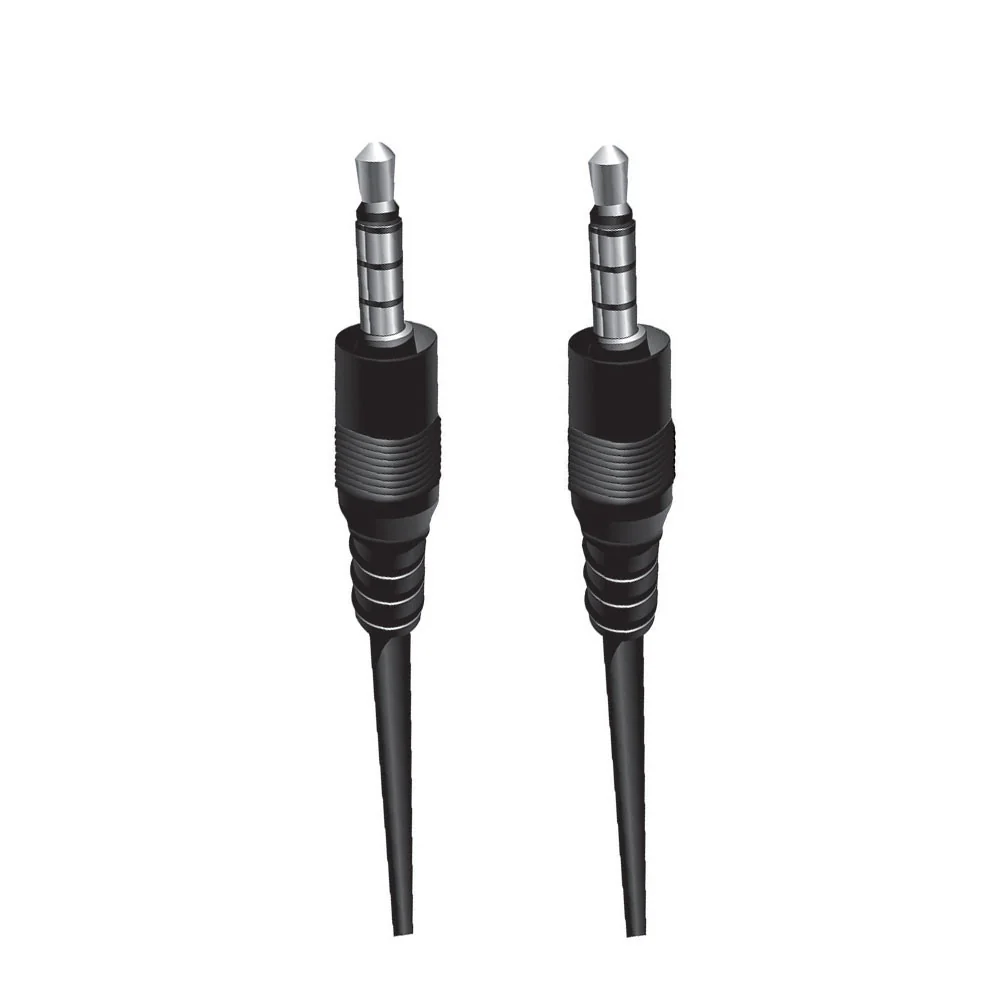 Cable de audio macho / macho 3,5mm x 1 metro Argom A00016