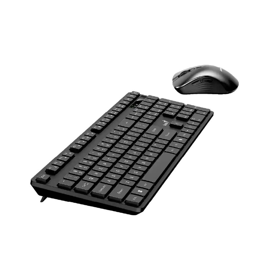 Combo Genius Teclado + Mouse  Inalambrico Silencioso KM-8216S Con Al Copilot