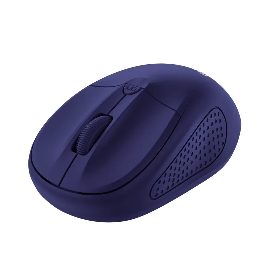 Mouse Inalambrico Trust Primo Azul Mate