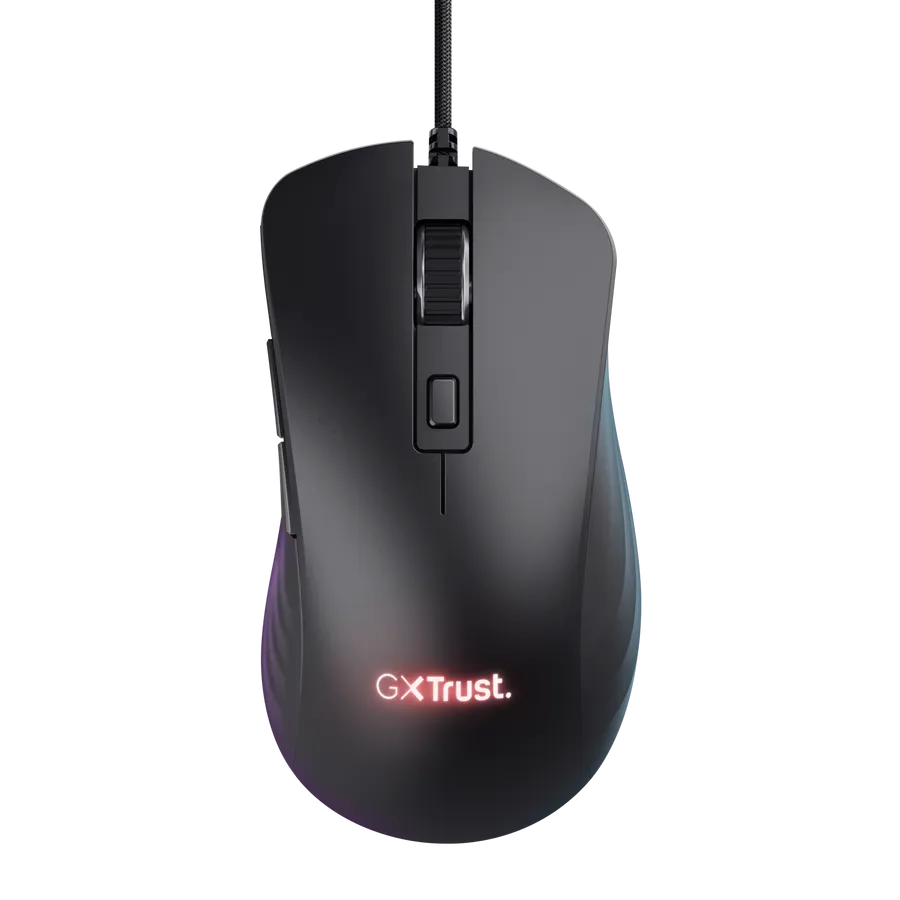Mouse Trust Gxt 924 ybar+ Negro Gamer Alambrico  25K dpi