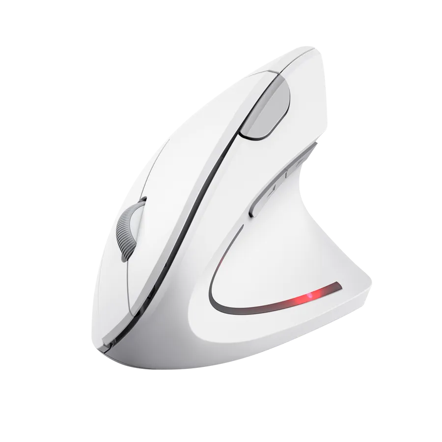 Mouse Trust Verto Inalámbrico Diseño Vertical blancos