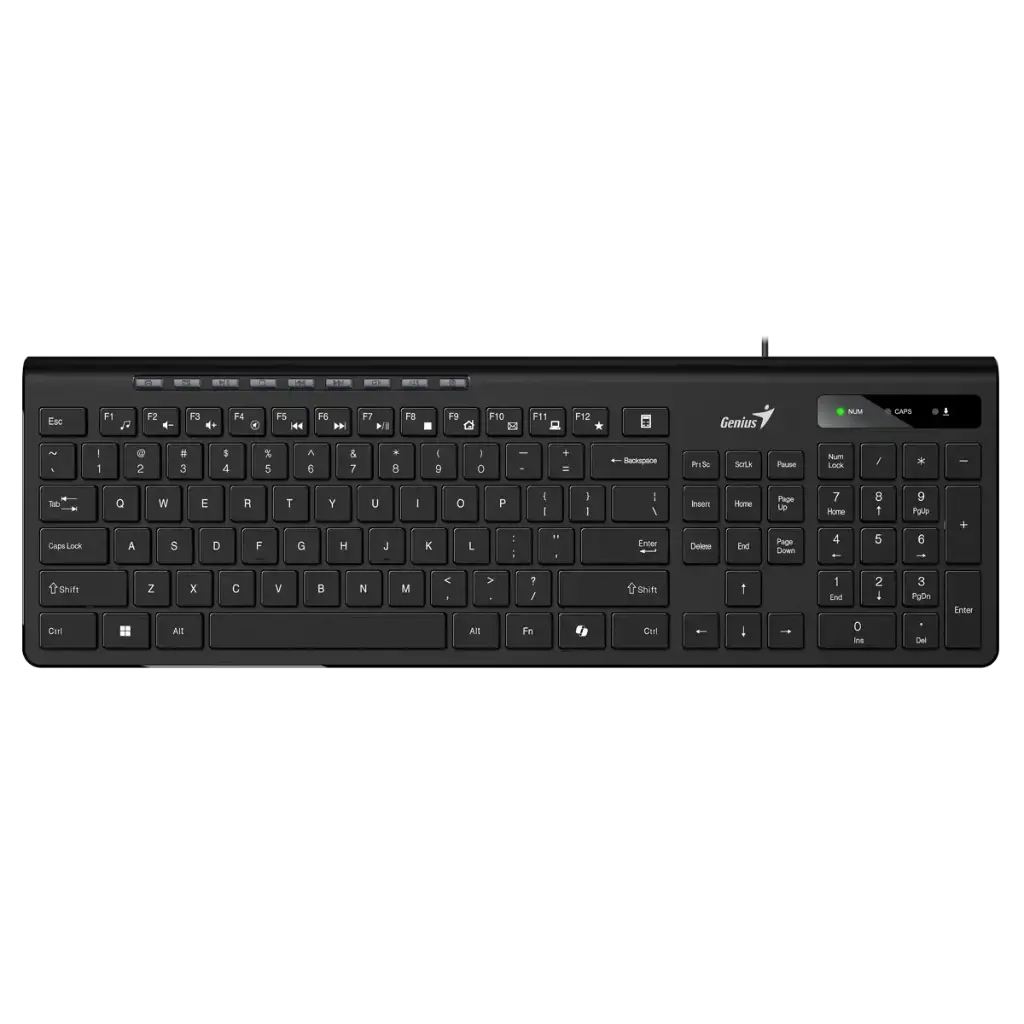 Teclado GENIUS SLIMSTAR 230II SP NEGRO