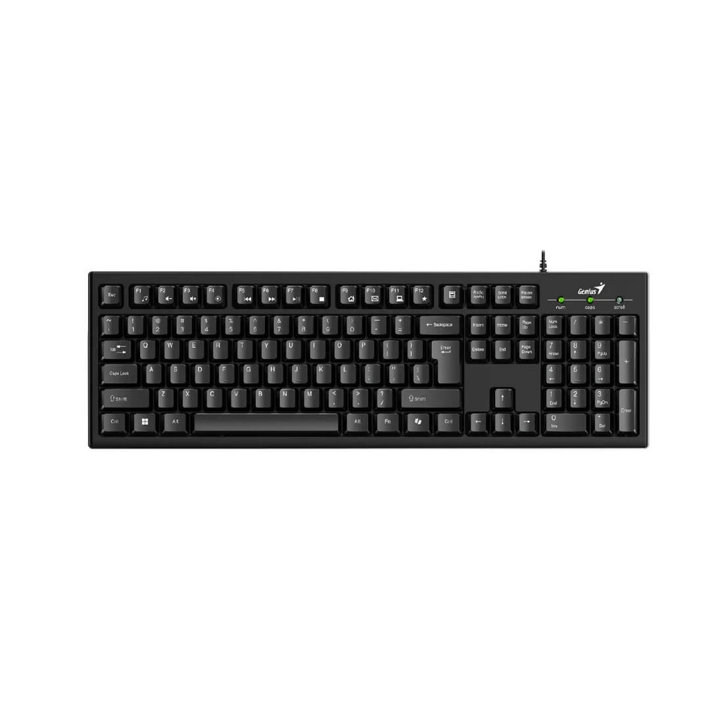 [19563] Teclado Genius Smart KB-100 USB Negro Resistente a Liquidos