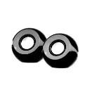 Altavoces estéreo multimedia USB Argom Orbit negros A00411