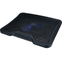 Base refrigerante 1 ventilador grande con luz LED azul Argom A00099