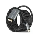 CABLE ARGOM TYPE-C TO HDMI 4K 60HZ / NYLON BRAIDED 1.8 MTS/ 6FT