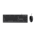 Combo Alambrico Usb Teclado+Mouse Trust Primo con Teclas Silenciosas y Resistente a los Derrames