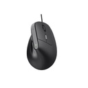 Mouse Trust Bayo II Alámbrico Diseño Vertical Negro