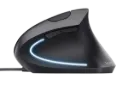 Mouse Trust Verto Alámbrico Diseño Vertical blanco
